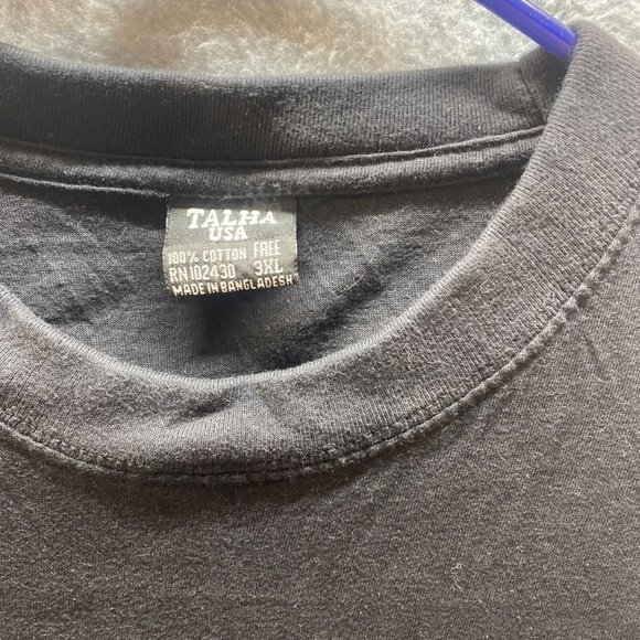 TALHA USA Men Black 3xl OBAMA ROSA PARKS MARTIN LUTHER JR Logo TSHIRT Crew Neck - Picture 3 of 6